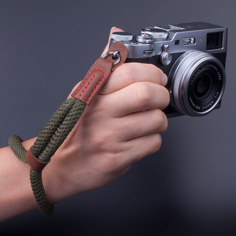 VKO Camera Wrist Strap,Hand Strap lanyard for DSLR SLR Mirrorless Camera Rope Adjustable Safety Strap(Green) - Image 2